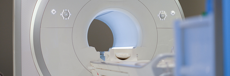 A magnetic resonance imaging (MRI) scanner used for MR Enterography